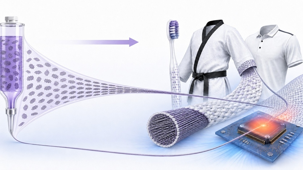 Graphene oxide liquid crystal technology (AI-generated image). [Provided by KAIST]