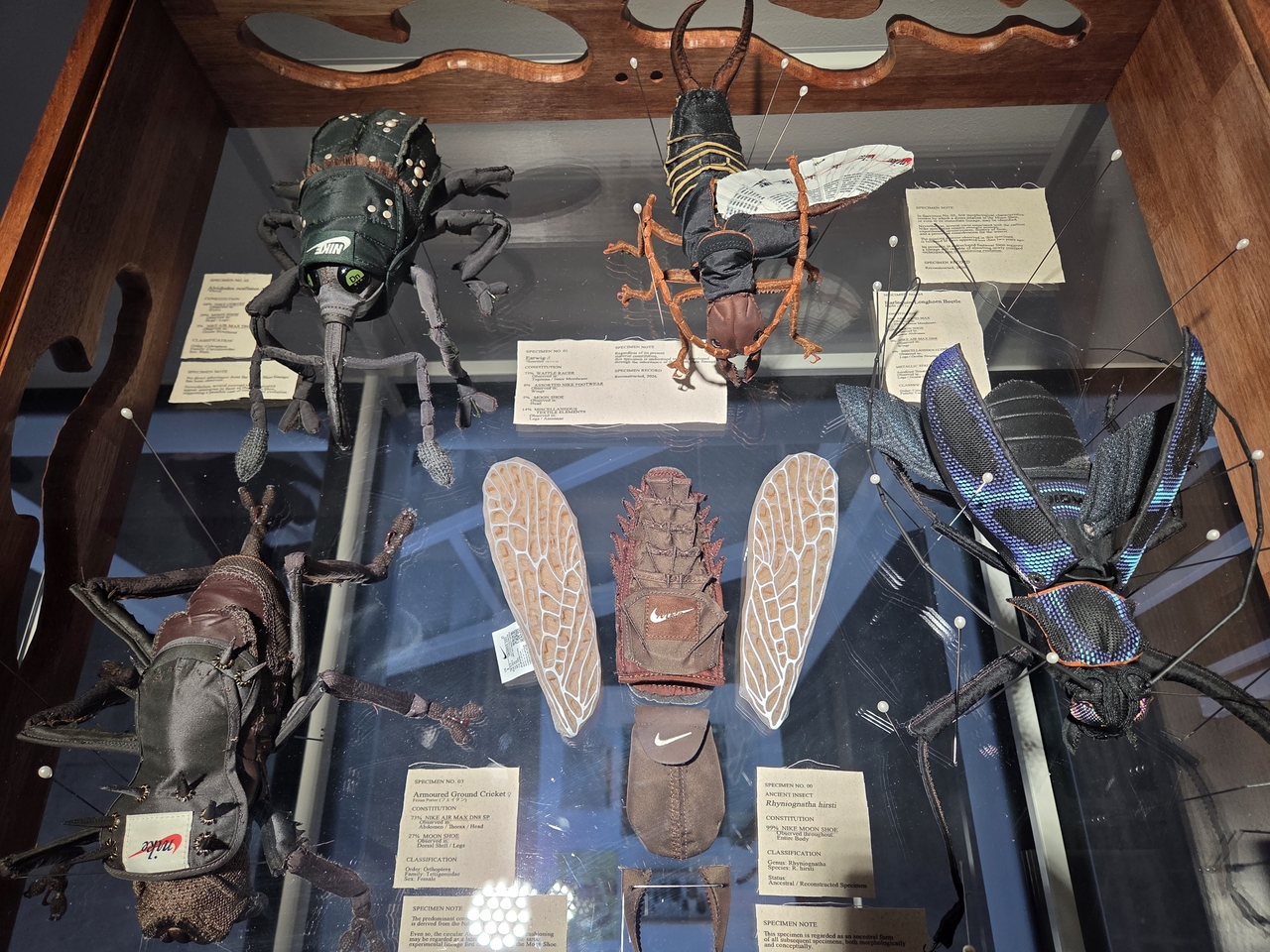 "Common Ancestor," a work by artist Jo Gye-ju, on display at Nike's "Version 0: Prototype" exhibition.