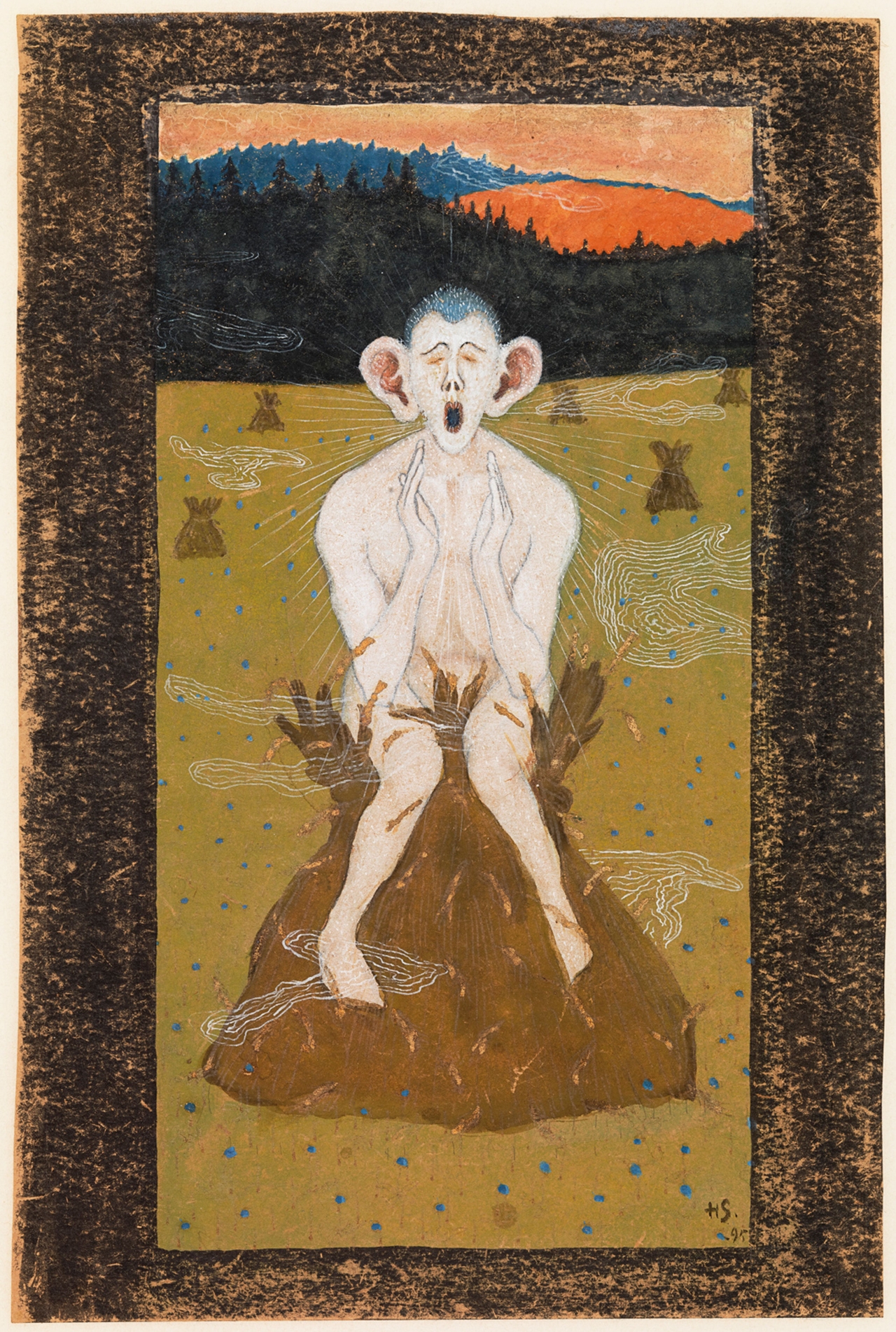휴고 심베리, 서리, 1895, 구아슈, 27x18cm, 아테네움 미술관 [kansallisgalleria.fi, Public Domain, commons.wikimedia.org]
