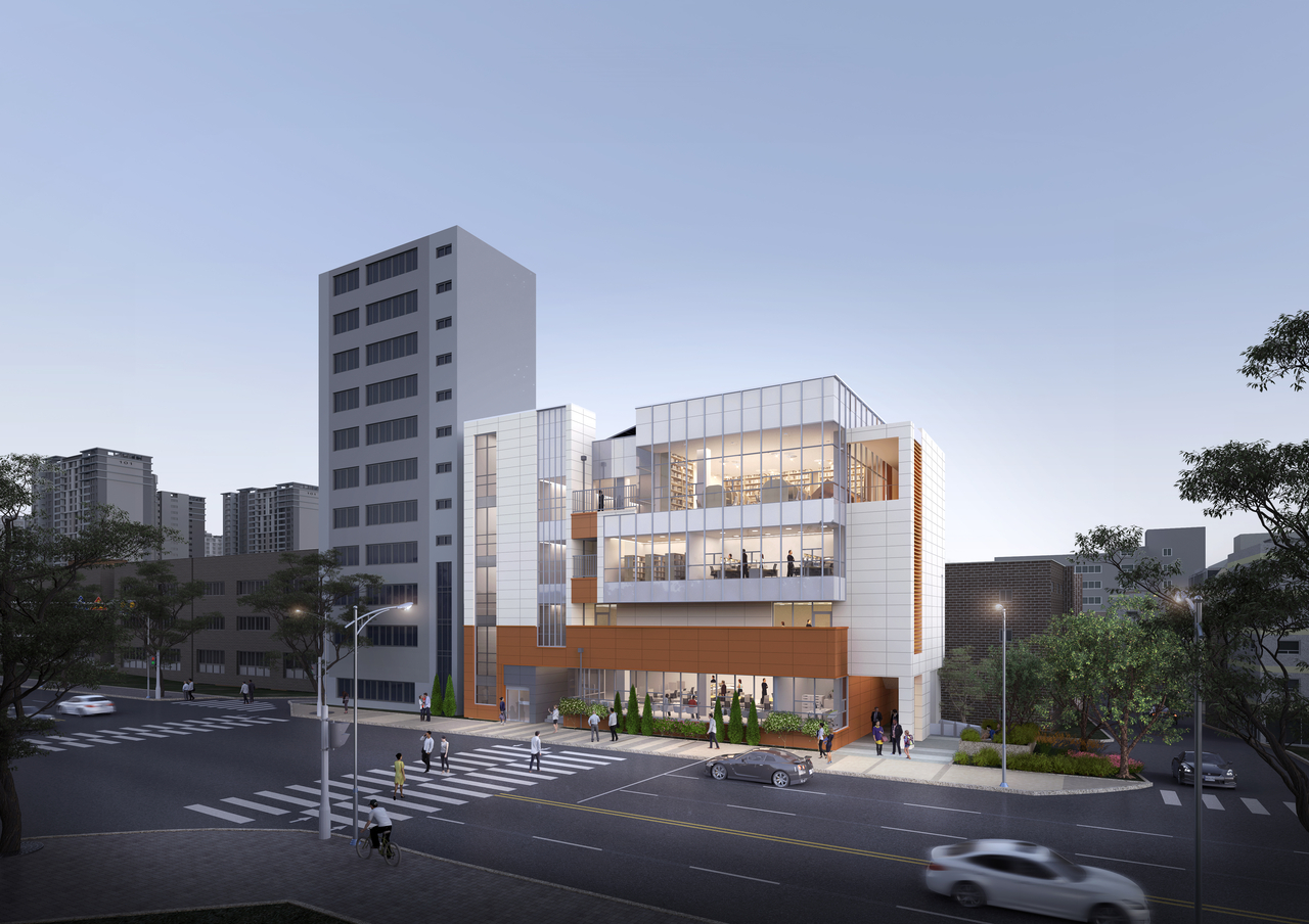 Rendering of the planned Songpa 2-dong multipurpose civic complex in Seoul's Songpa-gu
