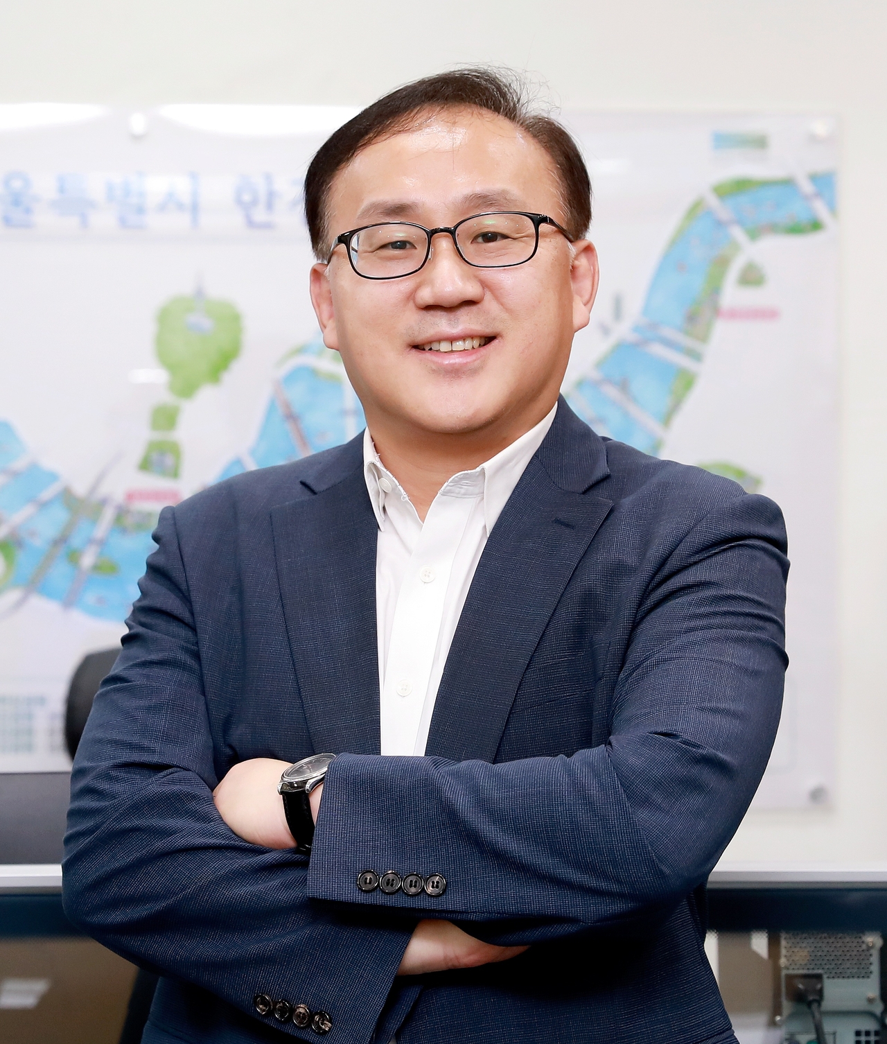Yoon Jong-jang during his tenure as head of the Han River Project Headquarters