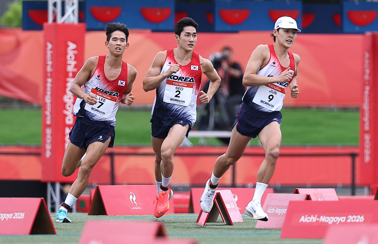 S. Korea wins Asian Games gold in team modern pentathlon event S. Korea wins Asian Games gold in team modern pentathlon event