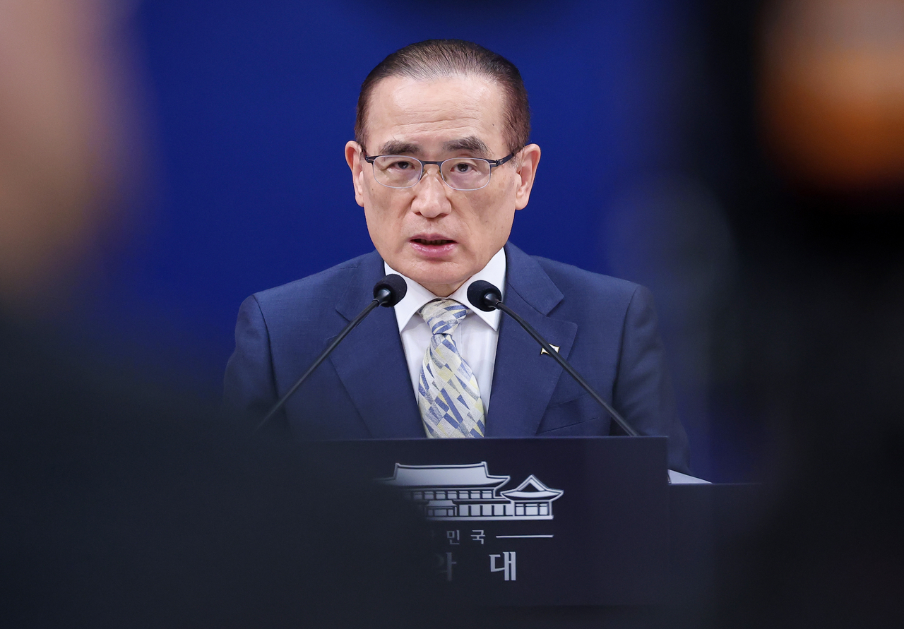 위성락 청와대 국가안보실장. [연합]