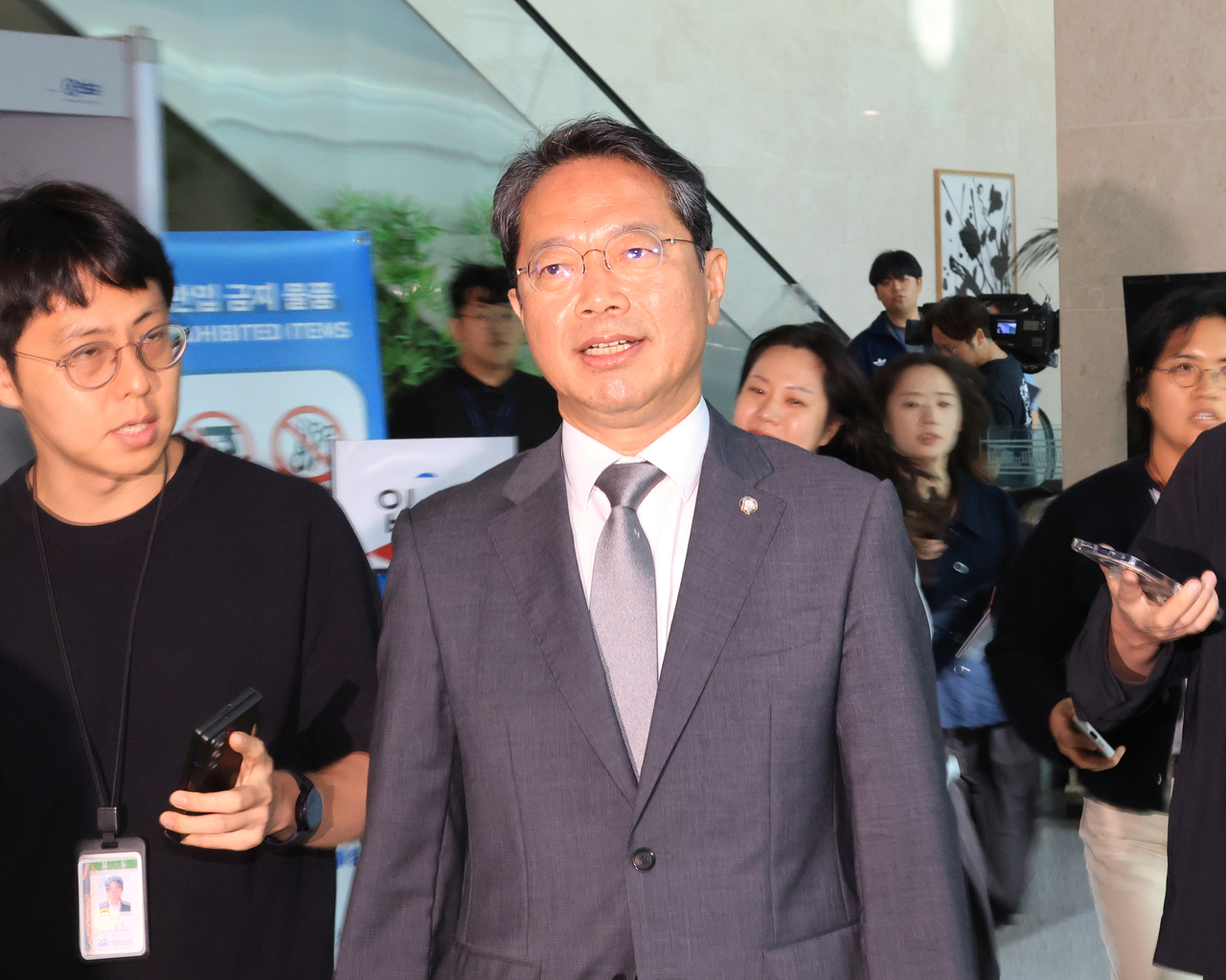 자진 사퇴한 김승원 법무부 장관 후보자. [연합]