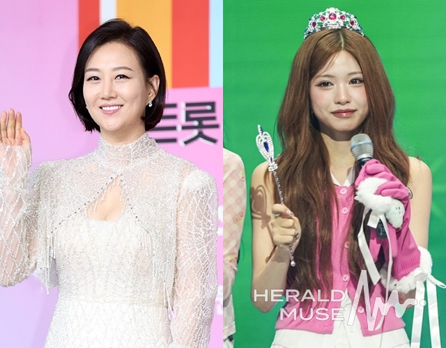 장윤정, 제나/사진=헤럴드뮤즈 DB