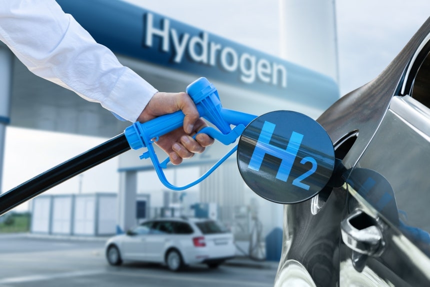 A hydrogen vehicle. [123RF]