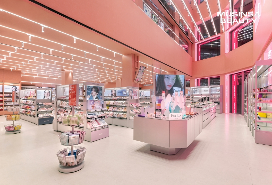 Musinsa's first stand-alone beauty flagship in Hongdae, Mapo-gu, western Seoul (Musinsa)