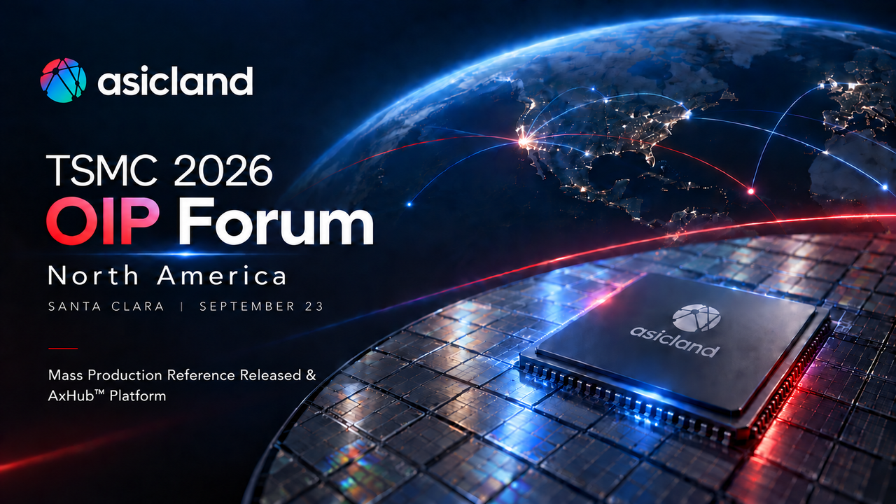 Asicland announced it will participate in the TSMC 2026 OIP Forum in Santa Clara, California. [Asicland]