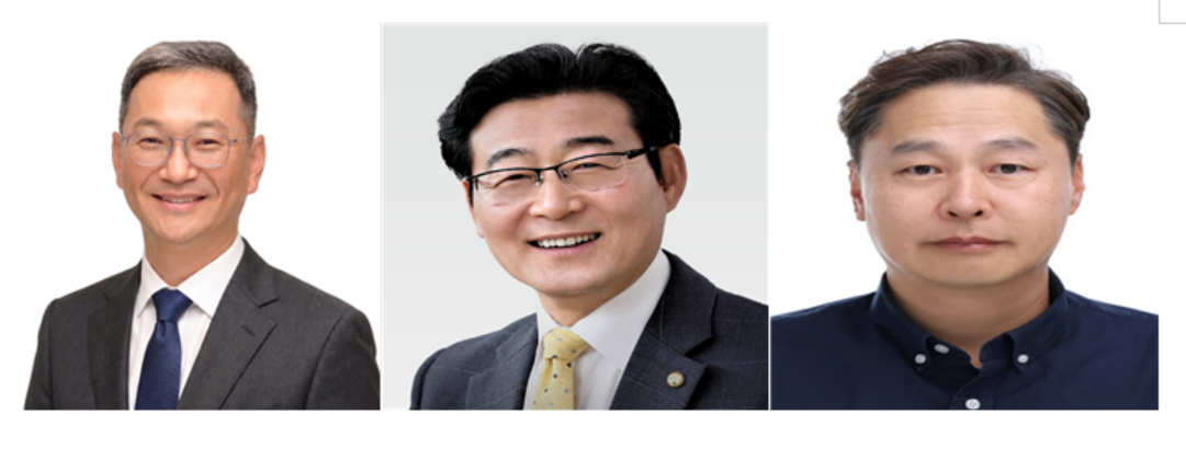 박성균(왼쪽부터) 한국기초과학지원연구원장, 손웅희 한국생산기술연구원장, 정학근 한국에너지기술연구원장.[NST 제공]