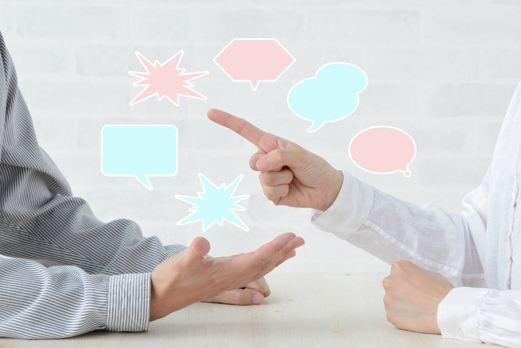 An image depicting a fierce debate. (123rf)