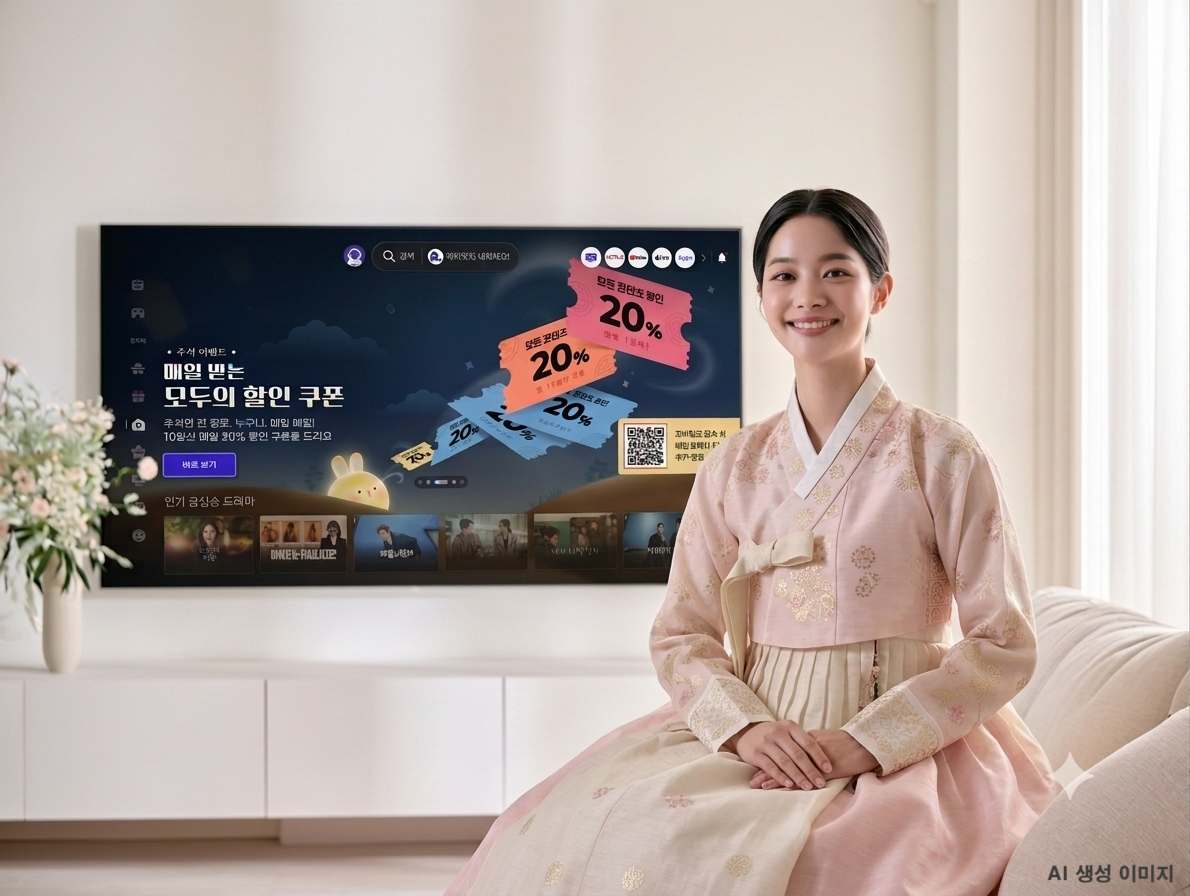 SK브로드밴드는 오는 27일까지 ‘매일 받는 모두의 할인 쿠폰’ 프로모션을 진행한다고 21일 밝혔다.[SK브로드밴드 제공]