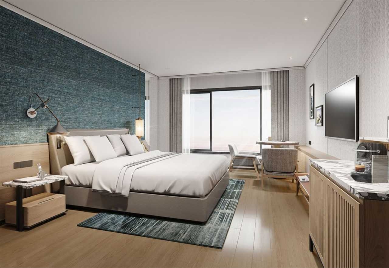 A guest room at Sheraton Jeju Hotel. [Simmons]