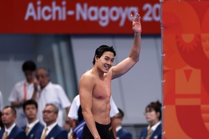 ‘100m 銀’ 김영범, 자유형 50ｍ ‘대회 신기록’ 찍고 결승행 [나고야 AG]