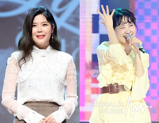 기수 린, 김다현/사진=헤럴드뮤즈 DB