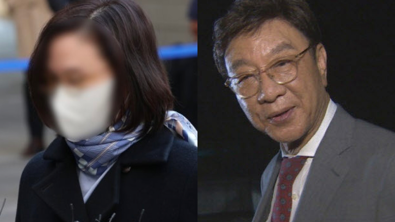 정경심 전 동양대 교수와 최성해 전 동양대 총장. [연합]