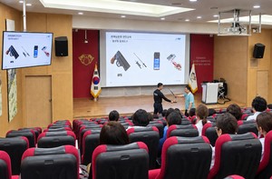 환자·보호자 돌발상황 대비…에스텍시스템, 경희의료원서 호신술 교육