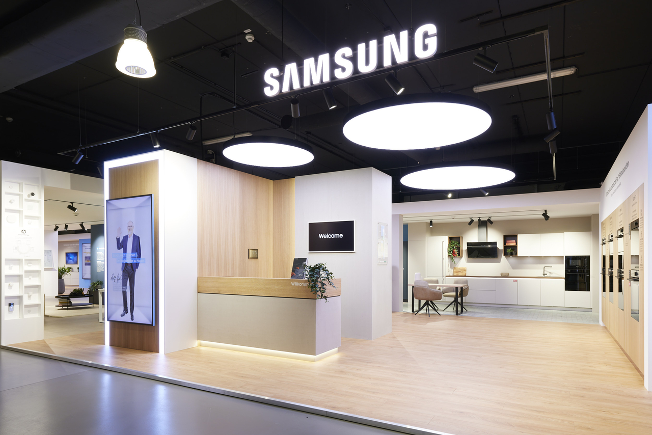 Samsung Electronics has opened a permanent built-in appliance showroom in Löhne, Germany. [Samsung Electronics]