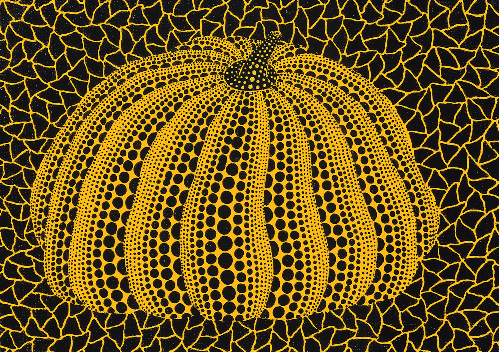Yayoi Kusama's "Pumpkin" (1994). [Seoul Auction]
