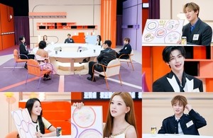 뱀뱀부터 카르멘까지..정상회담 방불케 한‘아이돌스 테이블’ 첫 스틸