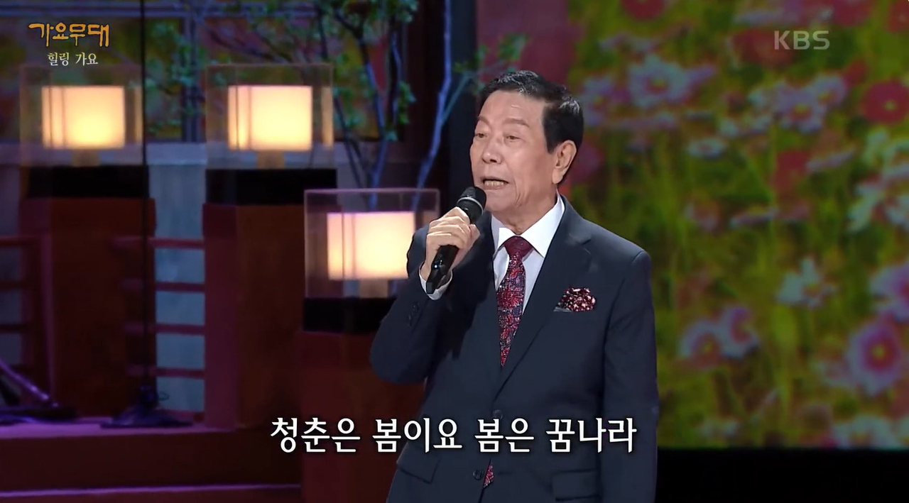 故 김용만/사진=KBS 가요무대 캡처