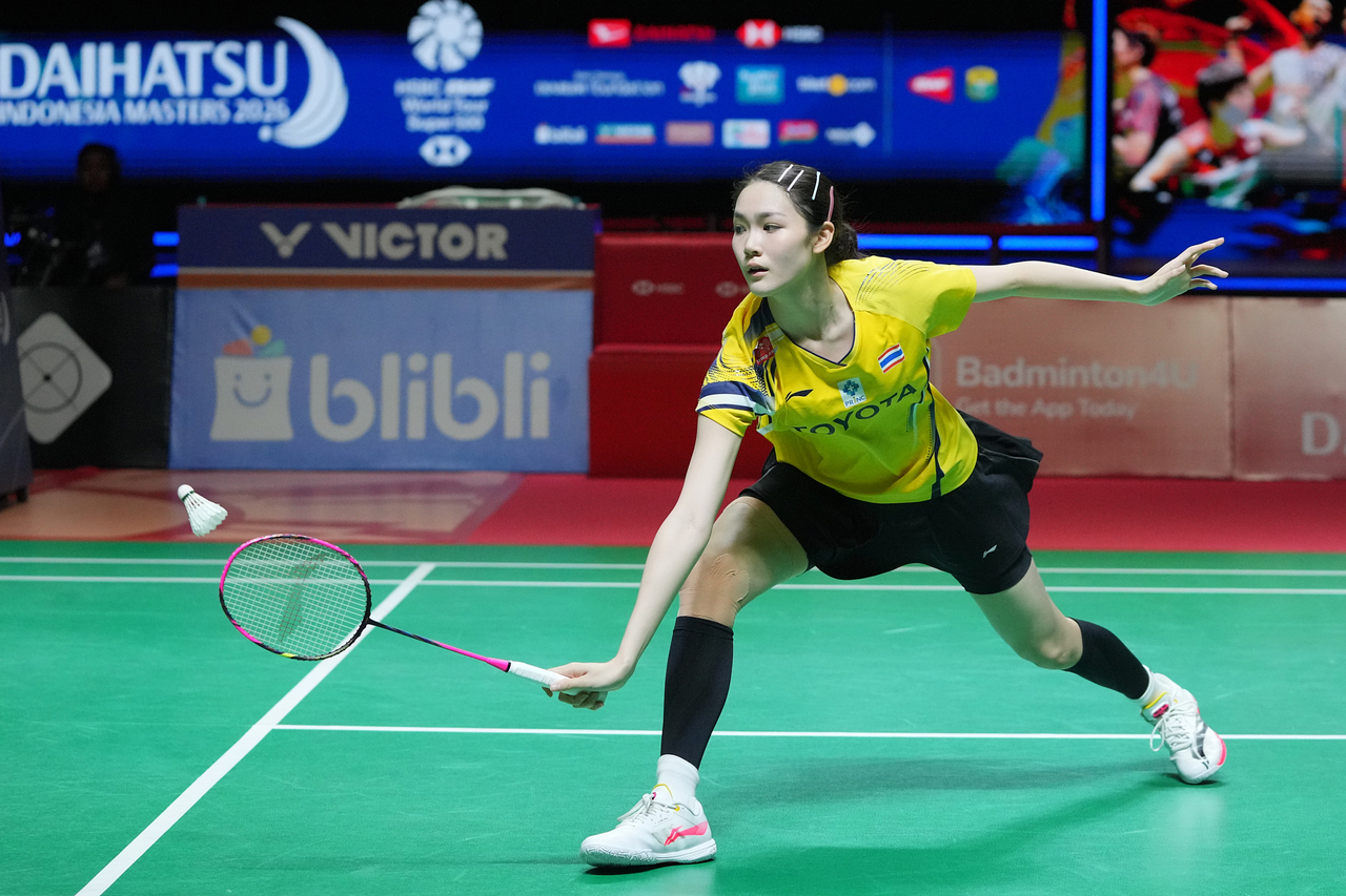 Thai national badminton player Phichaon Opasnipath, 19. [AP]