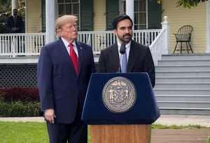 With the world's leaders waiting, Trump meets with Mamdani