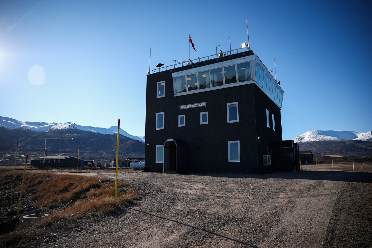 General view of Mestersvig military outpost in Mestersvig, Greenland in 2025 (Reuters-Yonhap)