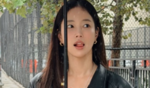 ‘43세’ 기은세, 비 오는 뉴욕서 영화 한편 뚝딱..가죽 재킷으로 시크 카리스마