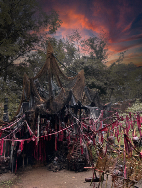 The entrance to “Salguiok,” a horror attraction at the Korean Folk Village (Korean Folk Village)