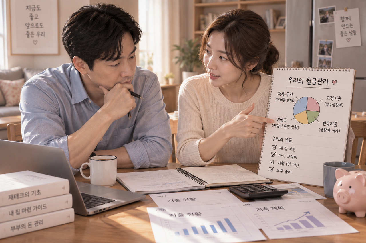 월급관리의 중요성에 대해 알게 된 강 차장. [챗GPT]
