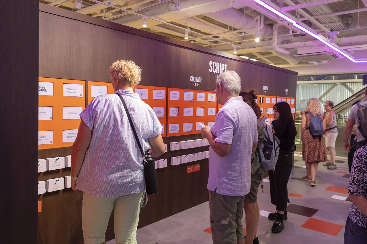 Script zone at K-Drama Exhibition (KTO)