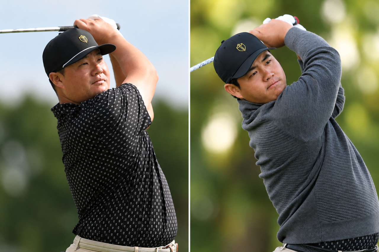 Im Sung-jae (left) and Kim Joo-hyung [PGA Tour]