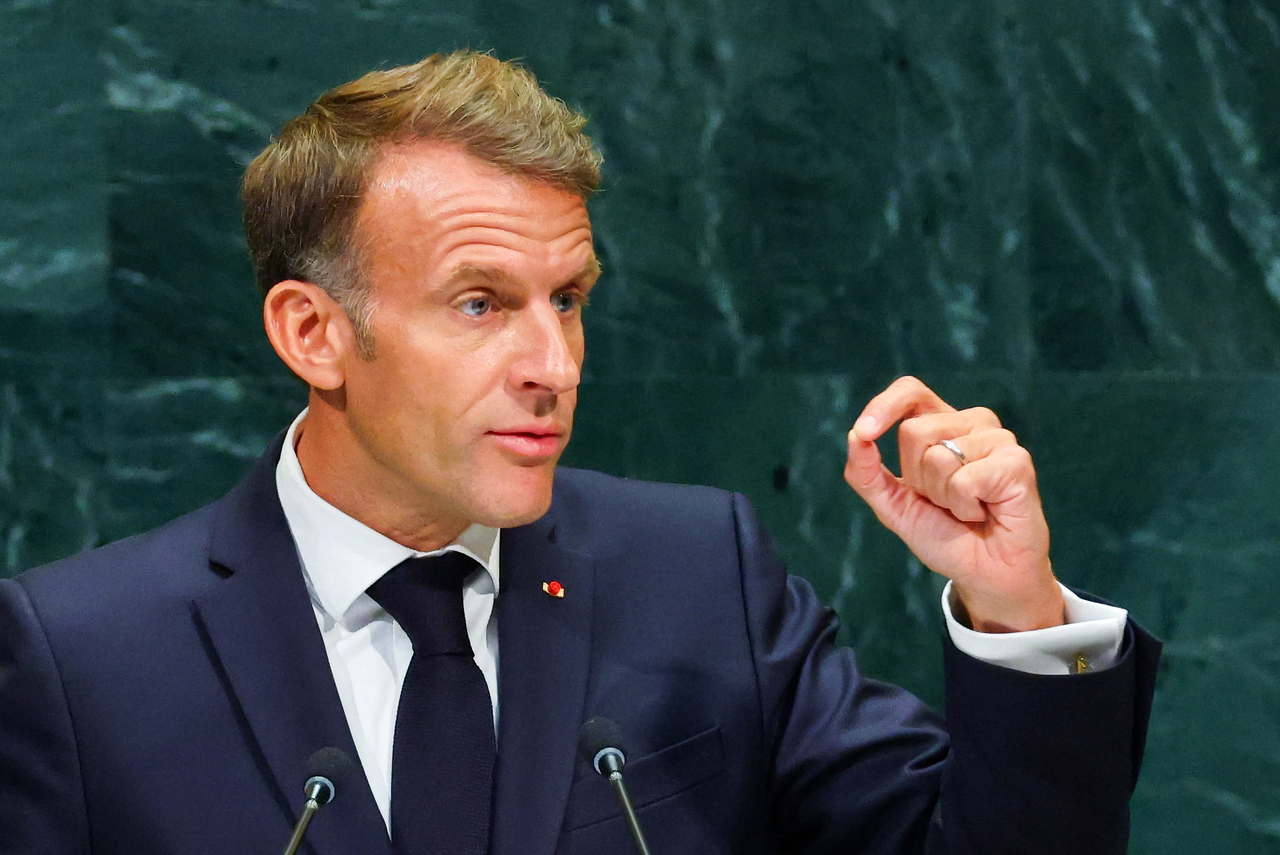 France's President Emmanuel Macron (Reuters-Yonhap)