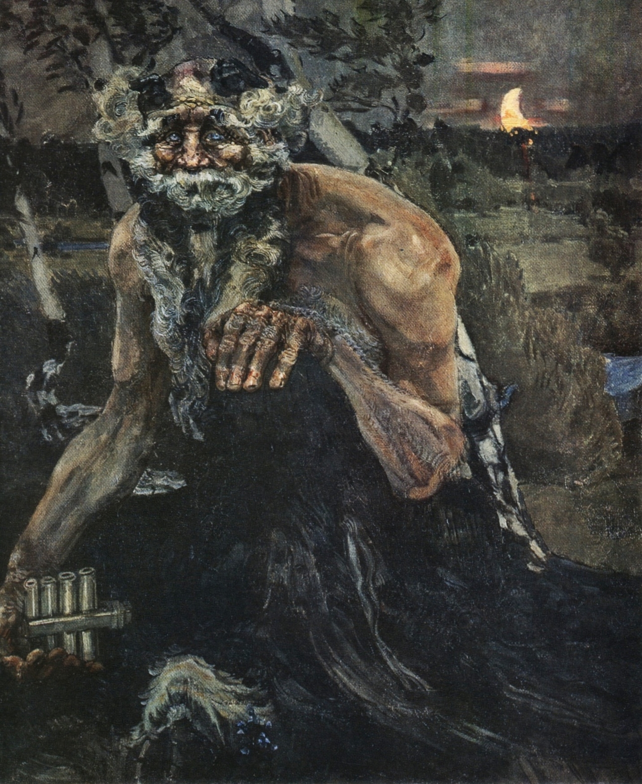 미하일 브루벨, 판, 1899, 캔버스에 유채, 124x106cm, 트레챠코프 미술관 [Scanned from Nina Dmitrieva. Mikhail Vrubel. Leningrad Khudozhnik RSFSR, Public Domain, wikimedia.org]