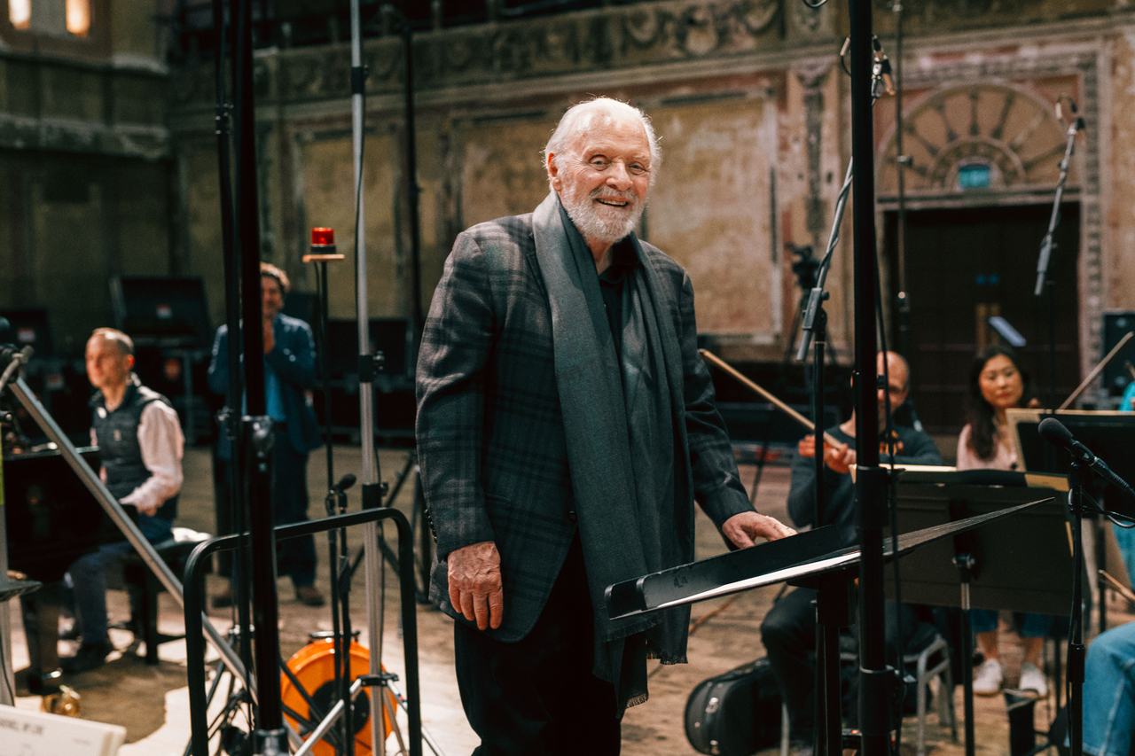 Actor Anthony Hopkins, at 88, releases his debut orchestral album featuring 12 original compositions. [Universal Music]