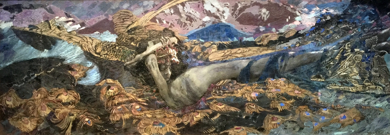 미하일 브루벨, 쓰러진 악마, 1902, 캔버스에 유채, 트레티야코프 미술관 [Mikhail Vrubel, CC0, commons.wikimedia.org]