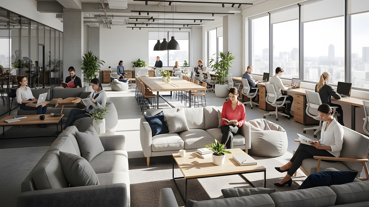 A coworking space. [123rf]