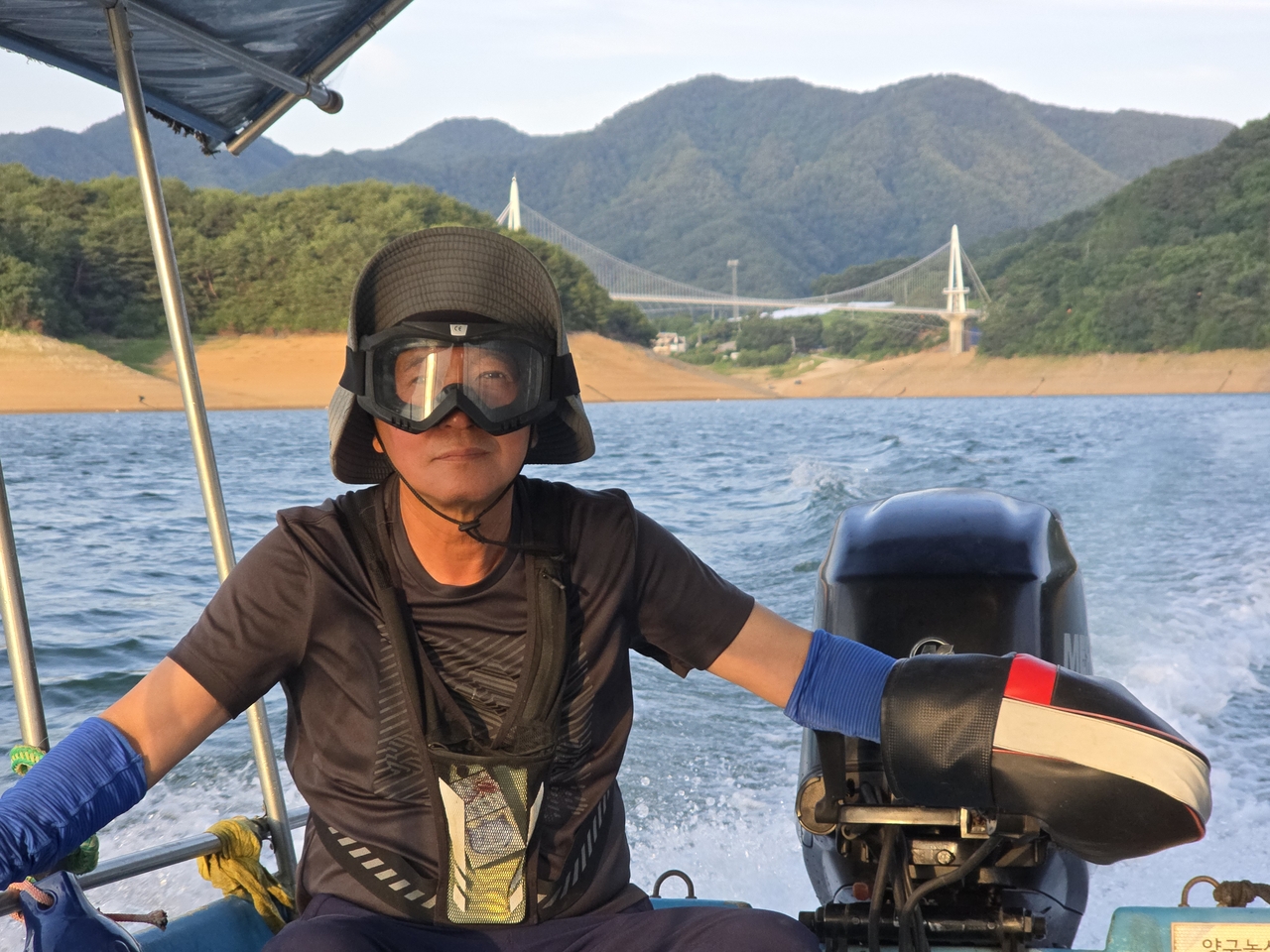 상무룡 출렁다리에서 인생샷 촬영