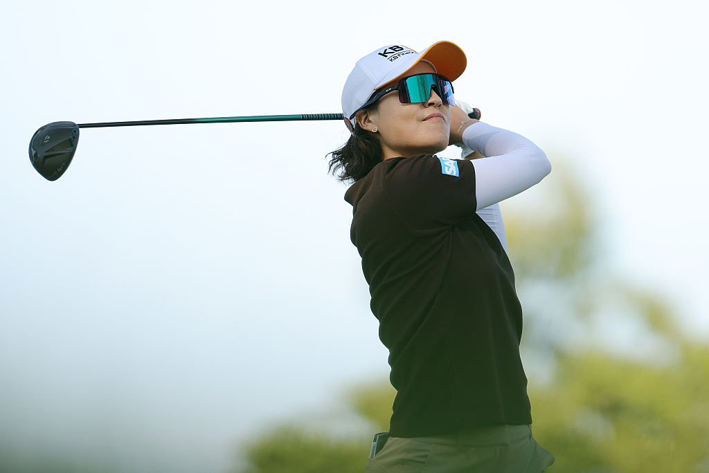 LPGA투어 아칸소 챔피언십 2R에 공동 5위로 뛰어오른 전인지. [게티이미지]
