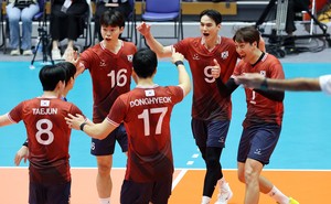 아시안게임 男배구, 필리핀과 첫 경기 3-0 완승…메달 사냥 시동