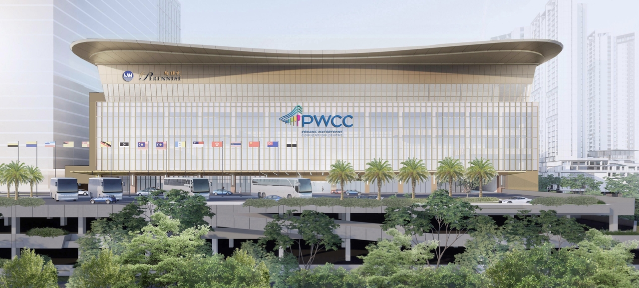 The Penang Waterfront Convention Center in Penang, Malaysia (Kintex)