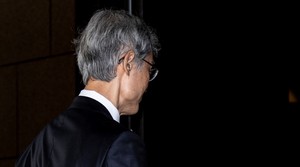 [헤럴드pic] 집무실 향하는 조희대 대법원장