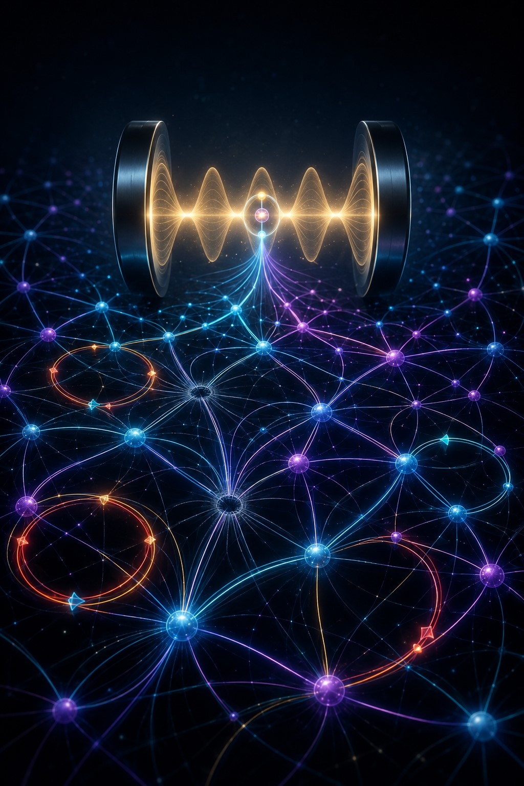 이번 연구 개념도. 빛과 원자 단 한 개의 상호작용에 존재할 수 있는 무한하고 복잡한 그래프 구조를 찾고 이를 해석할 수 있는 이론적 틀을 제시한 연구다.[서울대학교 제공]