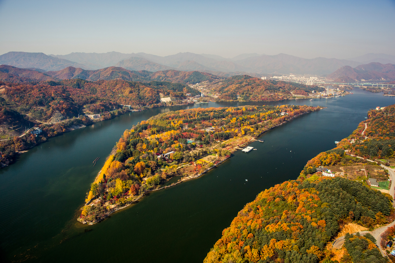 Nami Island in Chuncheon