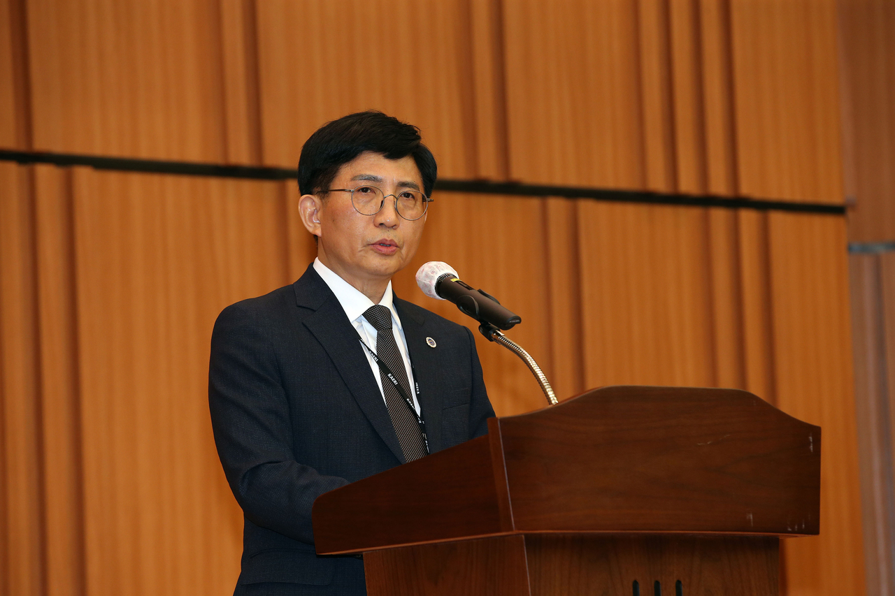 정우식 한국원자력연구원 23대 원장이 29일 취임식을 갖고 공식 업무에 돌입했다.[한국원자력연구원 제공]
