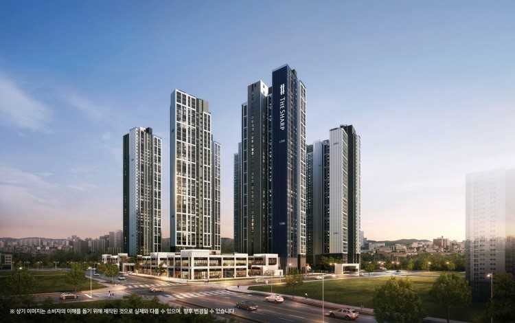 더샵 오산역아크시티 투시도[사진=포스코이앤씨]