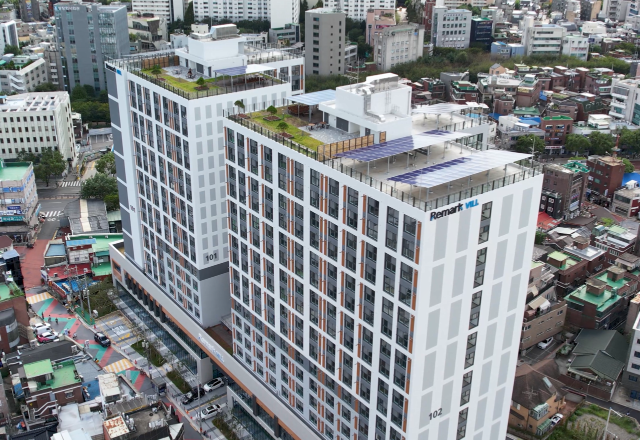 An exterior view of Remarkvill Mapo. [KT Estate]