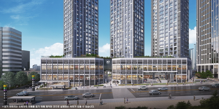 충청로 GL 스퀘어 투시도[사진=자이S&D]