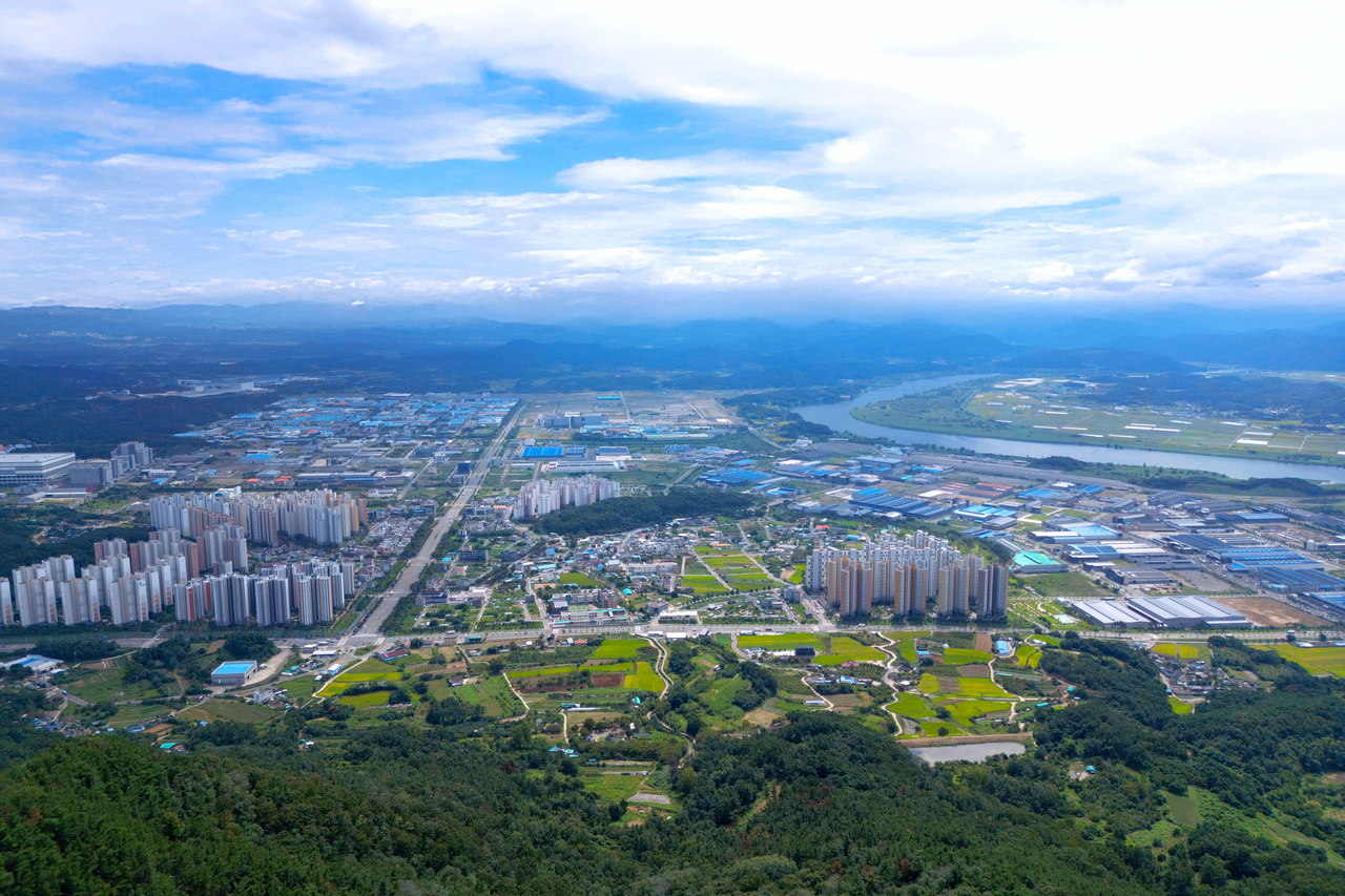 달성군 구지읍 전경.[대구 달성군 제공]