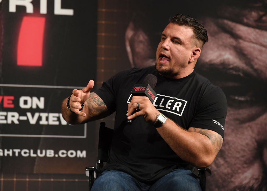 UFC 전 챔프 프랭크 미어의 2021년 한 행사장 참석 모습. [게티이미지]